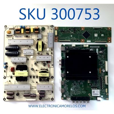 KIT DE TARJETAS PARA TV VIZIO / MAIN 0165CAQ04E00 / 1P-016C500-4013 / 171005 / 938 / 207600 / FUENTE 09-70CAR0D0-00 / 1P-1171X00-1013 / F0184BA05SZE / T-CON RUNTK0334FVZE / 1P-017V00-40SB / RUNTK0334FV / PANEL S700DUA-3 / MODELO E70-E3 LFTRVRLT